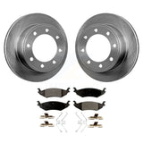 [Rear] 2007 Ford E-150 To 10 16 06 Premium OE Brake Rotors & Ceramic Pads Kit For Max Braking