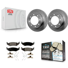 Load image into Gallery viewer, [Rear] 2007 Ford E-150 To 10 16 06 Premium OE Brake Rotors &amp; Ceramic Pads Kit For Max Braking