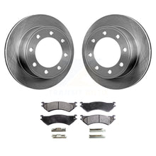 Charger l&#39;image dans la galerie, Rear Brake Rotors Ceramic Pad Kit For Ford E-350 Super Duty E-250 Econoline Club