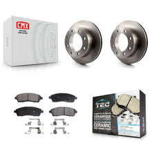 Load image into Gallery viewer, Rear Disc Brake Rotors Ceramic Pad Kit For Ford F-250 Super Duty F-350 Excursion