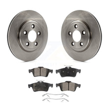 Load image into Gallery viewer, Rear Disc Brake Rotors And Ceramic Pads Kit For Jaguar Vanden Plas XJ8