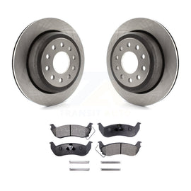 [Rear] 2003-2011 Lincoln Town Car Sedan Premium OE Brake Rotors & Ceramic Pads Kit For Max Braking