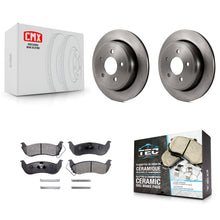 Charger l'image dans la galerie, Rear Brake Rotor &amp; Ceramic Pad Kit For Ford Crown Victoria Mercury Grand Marquis
