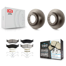 Charger l'image dans la galerie, Rear Brake Rotor &amp; Ceramic Pad Kit For Ford F59 F-550 Super Duty F-450 F-53 F-59