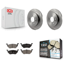 Load image into Gallery viewer, Rear Brake Rotor &amp; Ceramic Pad Kit For Ford Escape Mercury Mariner Mazda Tribute