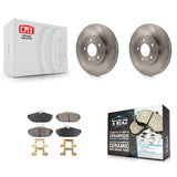 Rear Disc Brake Rotors And Ceramic Pads Kit For Ford Mustang