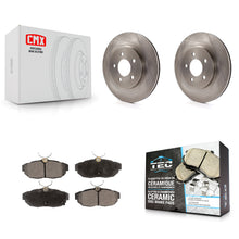 Load image into Gallery viewer, Rear Disc Brake Rotors And Ceramic Pads Kit For Ford Mustang