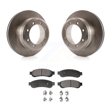 Load image into Gallery viewer, Rear Brake Rotor Ceramic Pad Kit For Ford F-350 Super Duty With Dual Wheels