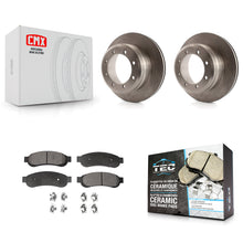 Load image into Gallery viewer, Rear Brake Rotor Ceramic Pad Kit For Ford F-350 Super Duty With Dual Wheels