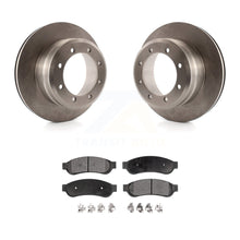 Charger l&#39;image dans la galerie, Rear Disc Brake Rotors And Ceramic Pads Kit For Ford F-350 Super Duty F-450