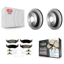 Charger l'image dans la galerie, Rear Disc Brake Rotors And Ceramic Pads Kit For Ford E-150 Club Wagon Econoline