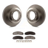 Rear Brake Rotor & Ceramic Pad Kit For 15-16 Ford F-350 Super Duty Cab Chassis