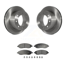 Charger l&#39;image dans la galerie, Rear Disc Brake Rotors Ceramic Pad Kit For 2005-2007 Ford F-250 Super Duty F-350