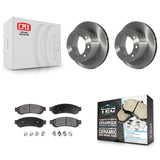 Rear Disc Brake Rotors And Ceramic Pads Kit For Ford F-250 Super Duty F-350
