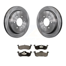 Charger l&#39;image dans la galerie, Rear Brake Rotor Ceramic Pad Kit For 2007-2017 Ford Expedition Lincoln Navigator