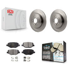 Load image into Gallery viewer, Rear Brake Rotors Ceramic Pad Kit For Ford Explorer Edge Taurus Flex Lincoln MKX