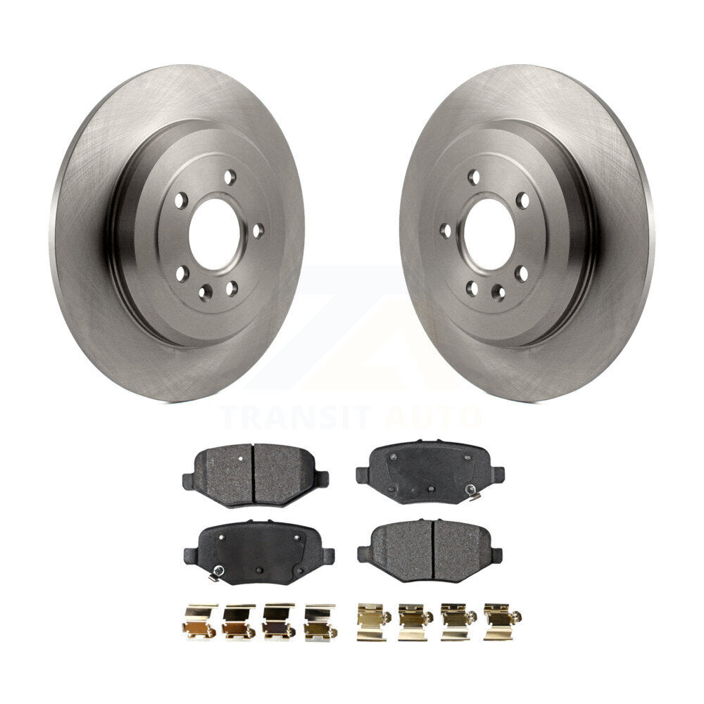 Rear Brake Rotor & Ceramic Pad Kit For Ford Explorer Base With Heavy Duty Brakes