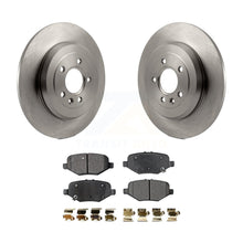 Load image into Gallery viewer, Rear Brake Rotor &amp; Ceramic Pad Kit For Ford Explorer Base With Heavy Duty Brakes