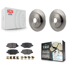 Charger l'image dans la galerie, Rear Brake Rotor &amp; Ceramic Pad Kit For Ford Explorer Base With Heavy Duty Brakes