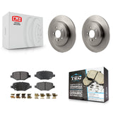Rear Brake Rotor & Ceramic Pad Kit For Ford Explorer Base With Heavy Duty Brakes