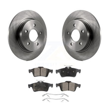 Charger l&#39;image dans la galerie, Rear Disc Brake Rotors And Ceramic Pads Kit For Ford Focus