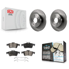 Charger l'image dans la galerie, Rear Disc Brake Rotors And Ceramic Pads Kit For Ford Focus