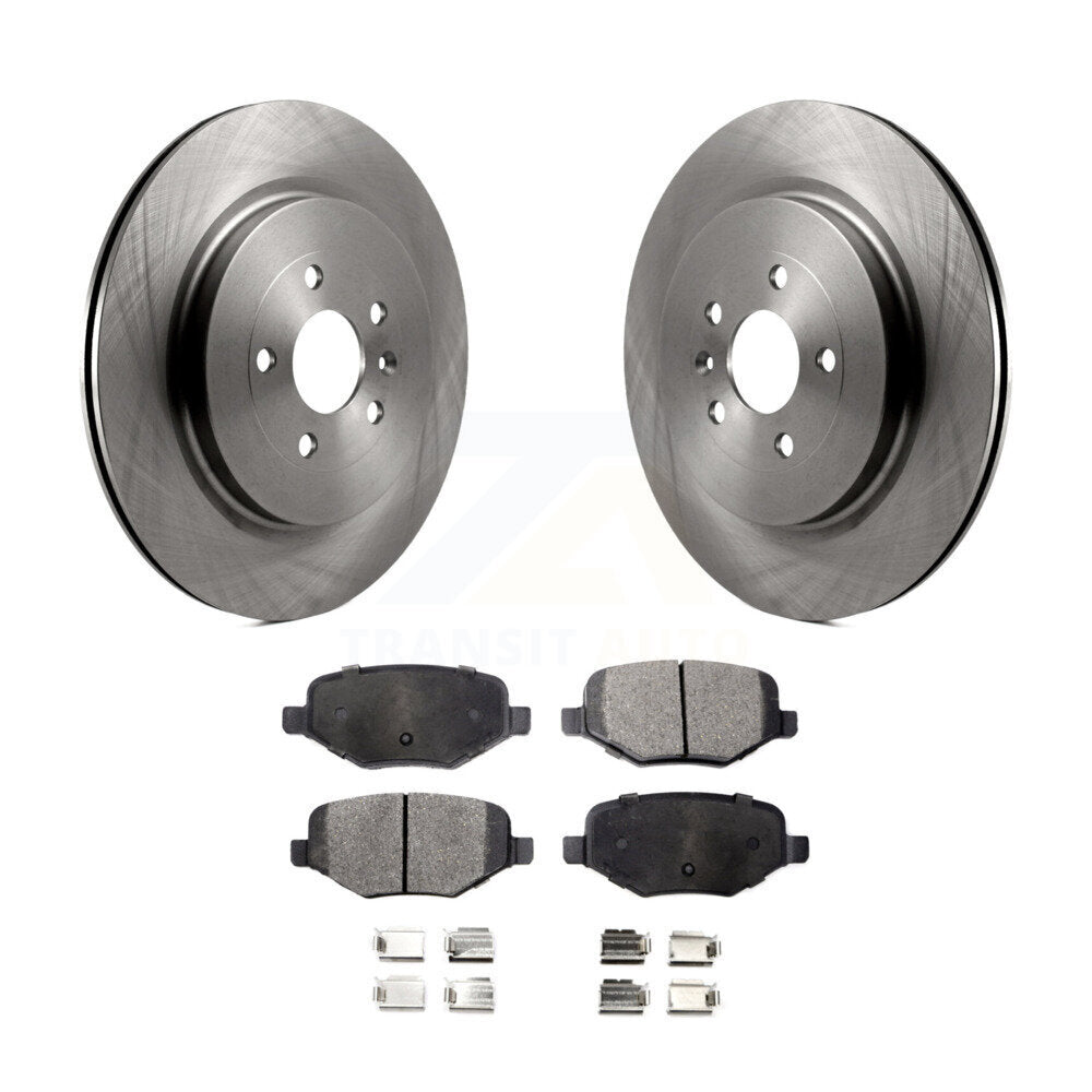 Rear Brake Rotors & Ceramic Pad Kit For Ford Explorer Police Interceptor Utility