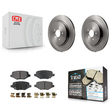Charger l'image dans la galerie, Rear Brake Rotors Ceramic Pad Kit For Ford Explorer Taurus Flex Police Sedan MKT