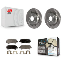 Charger l'image dans la galerie, Rear Disc Brake Rotors And Ceramic Pads Kit For Ford Mustang