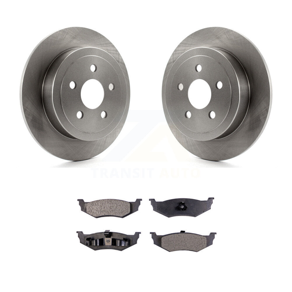 Rear Brake Rotor & Ceramic Pad Kit For Chrysler Sebring Dodge Stratus PT Cruiser