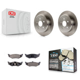 Rear Disc Brake Rotor Ceramic Pad Kit For Chrysler PT Cruiser Dodge Neon Sebring