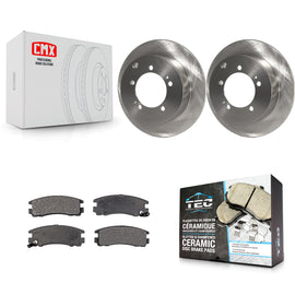 Rear Brake Rotor & Ceramic Pad Kit For Mitsubishi Chrysler Sebring Dodge Eclipse