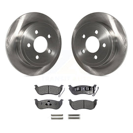 Rear Disc Brake Rotors And Ceramic Pads Kit For Jeep Liberty Wrangler TJ