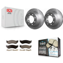 Load image into Gallery viewer, Rear Disc Brake Rotors And Ceramic Pads Kit For Dodge Ram 2500 1500 3500