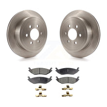 Charger l&#39;image dans la galerie, Rear Disc Brake Rotors And Ceramic Pads Kit For 2003 Dodge Durango