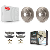 [Rear] 2003 Dodge Durango Premium OE Brake Rotors & Ceramic Pads Kit For Max Braking