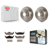 [Rear] 2003-2004 Dodge Dakota Premium OE Brake Rotors & Ceramic Pads Kit For Max Braking