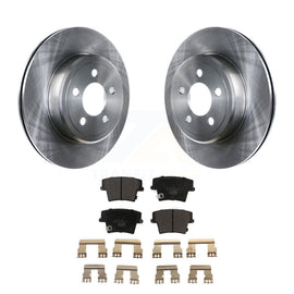 Rear Disc Brake Rotors Ceramic Pad Kit For Dodge Charger Chrysler 300 Challenger