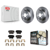 Rear Disc Brake Rotors Ceramic Pad Kit For Dodge Charger Chrysler 300 Challenger