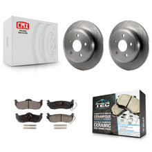 Load image into Gallery viewer, Rear Disc Brake Rotors And Ceramic Pads Kit For Jeep Grand Cherokee Commander