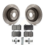 [Rear] 2006-2010 Jeep Grand Cherokee SRT8 Premium OE Brake Rotors & Ceramic Pads Kit For Max Braking