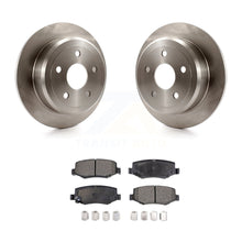 Charger l&#39;image dans la galerie, Rear Disc Brake Rotors And Ceramic Pads Kit For Jeep Wrangler JK