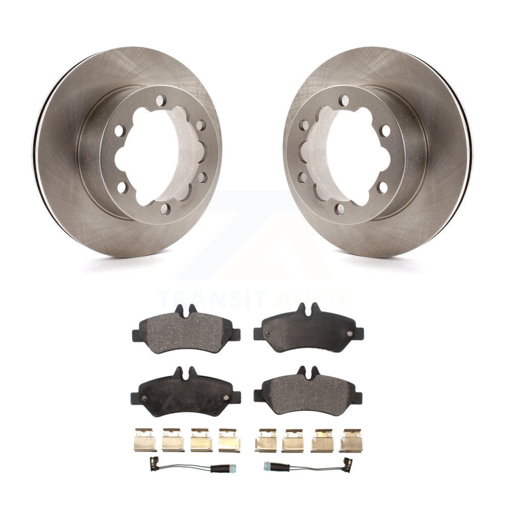 Rear Disc Brake Rotors And Ceramic Pads Kit For Mercedes-Benz Sprinter 3500