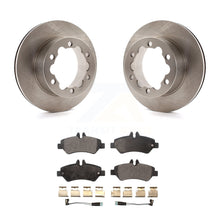 Charger l&#39;image dans la galerie, Rear Disc Brake Rotors And Ceramic Pads Kit For Mercedes-Benz Sprinter 3500