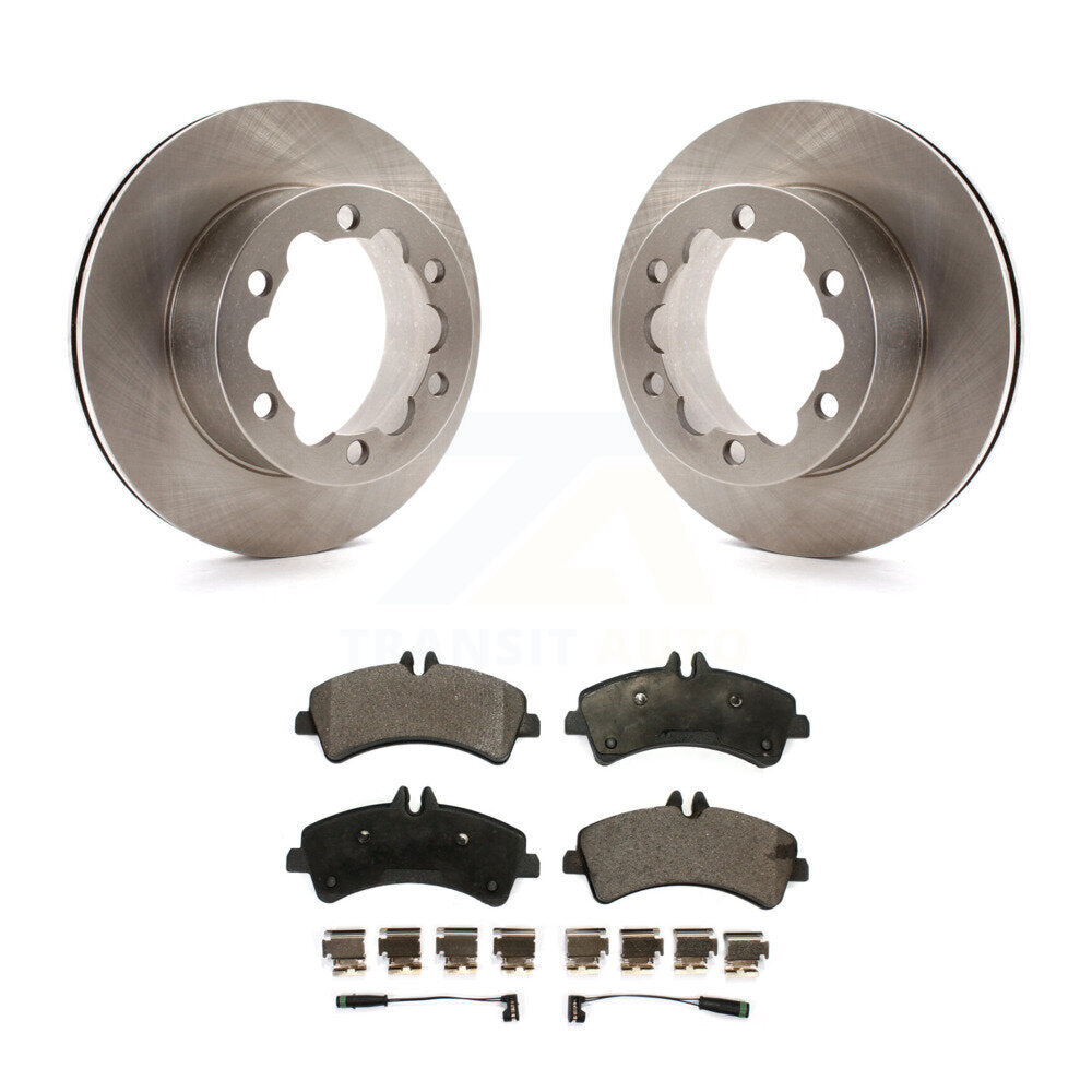 Rear Disc Brake Rotors And Ceramic Pad Kit For Sprinter 3500 Mercedes-Benz Dodge