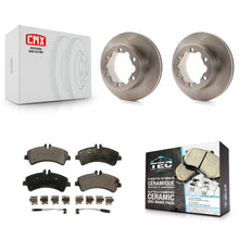 Load image into Gallery viewer, Rear Disc Brake Rotors And Ceramic Pad Kit For Sprinter 3500 Mercedes-Benz Dodge