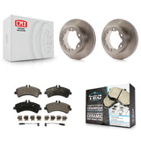 Rear Disc Brake Rotors And Ceramic Pad Kit For Sprinter 3500 Mercedes-Benz Dodge