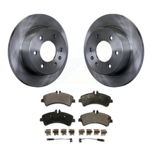 Charger l&#39;image dans la galerie, Rear Brake Rotor Ceramic Pad Kit For Freightliner Sprinter 3500 With Solid