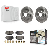 Rear Disc Brake Rotors And Ceramic Pads Kit For Dodge Grand Caravan