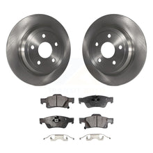 Charger l&#39;image dans la galerie, Rear Disc Brake Rotors And Ceramic Pad Kit For Jeep Grand Cherokee Dodge Durango